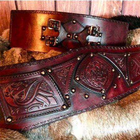 Clan Chief SCA Leather Belt