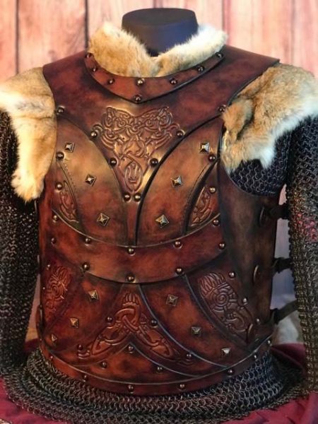 The Bjorn LARP Leather Body Armour