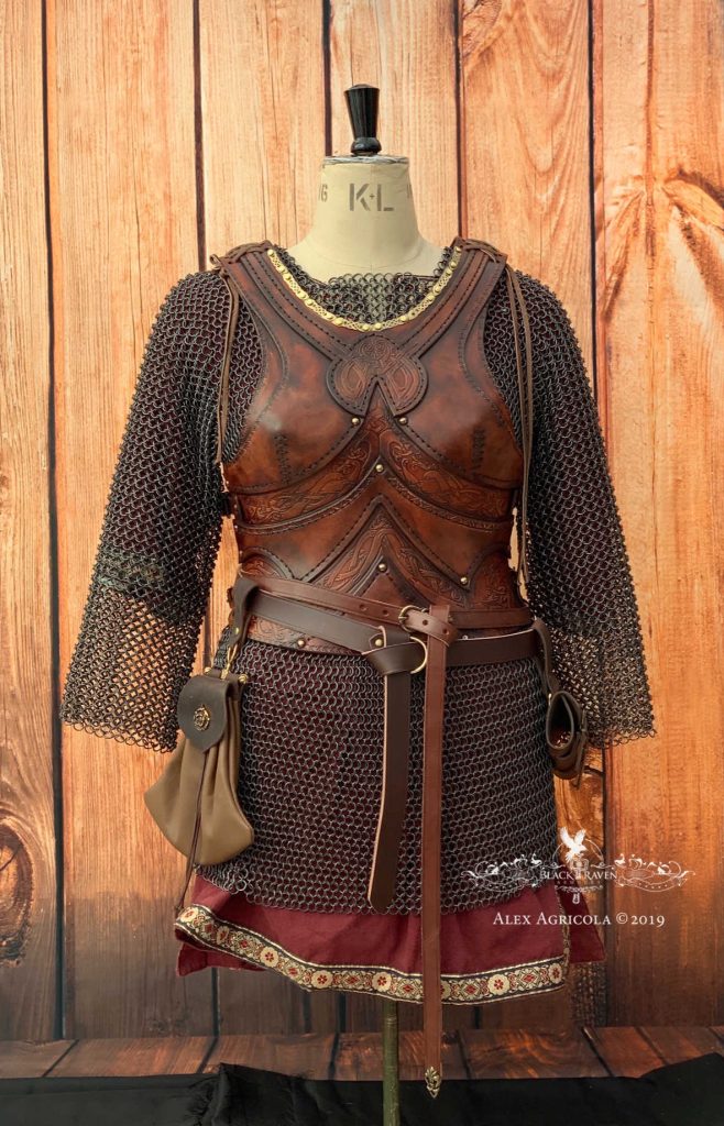 Freya Leather Body Armour